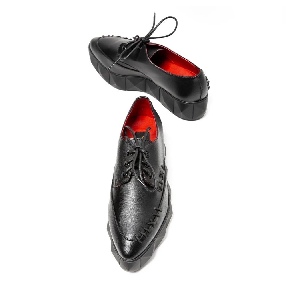 Von D Shoes - Bauhaus Creeper (Faux Leather) - Sz 8.5 US